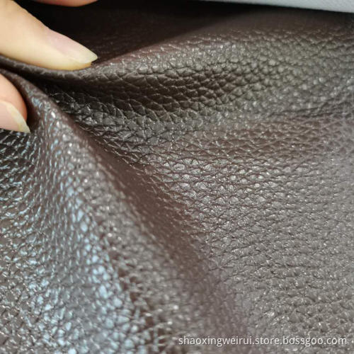 0.8mm Special Glossy Lychee Grain PVC Leather